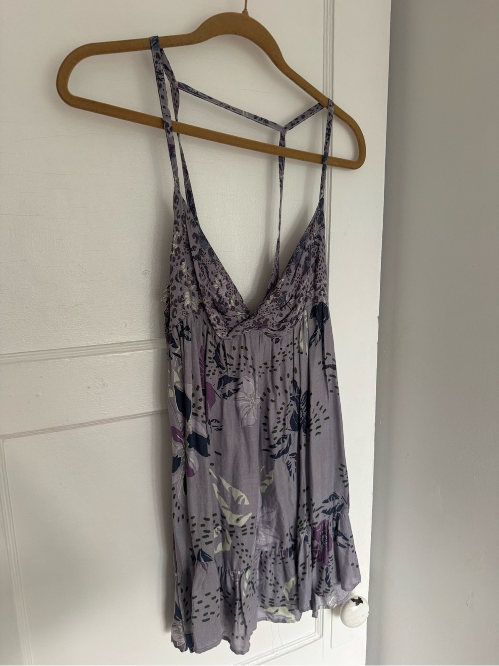 Free People Intimately - Purple Floral Mini